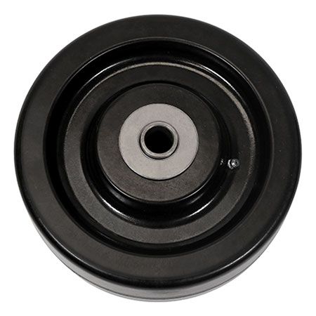 Side view of 8" x 3" phenolic wheel